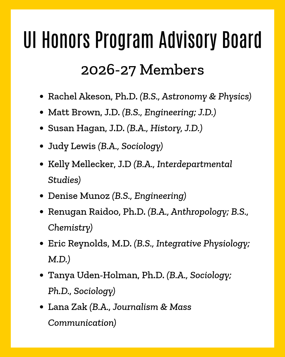 advisory board