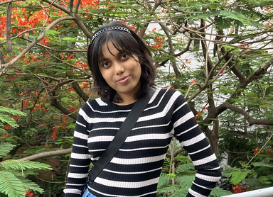Aishani Kundu poses for a photo, contributed by Kundu. Kundu is a third-year honors student admin double majoring in psychology and English/creative writing. 